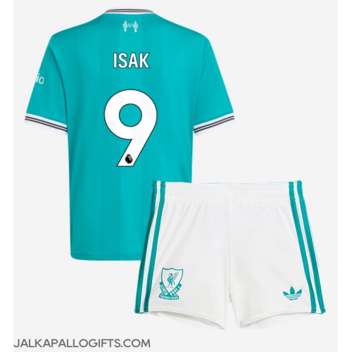 Liverpool Alexander Isak #9 Kolmas Peliasu Lasten 2025-26 Lyhythihainen (+ Lyhyet housut)